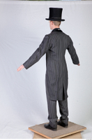  Photos Man in Historical formal suit 2 19th century Grey formal suit Historical clothing a poses whole body 0004.jpg